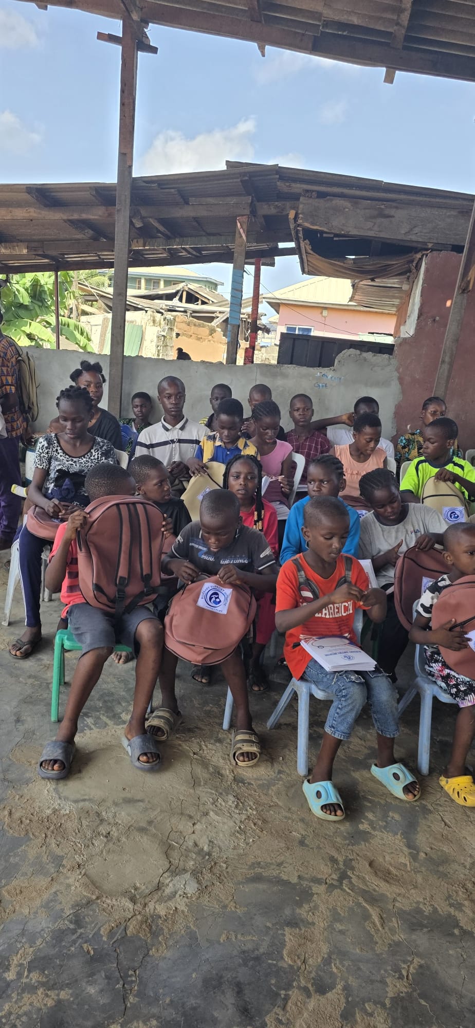 Children's Day celebration at Gifted Steppers Orphanage, Iganmu